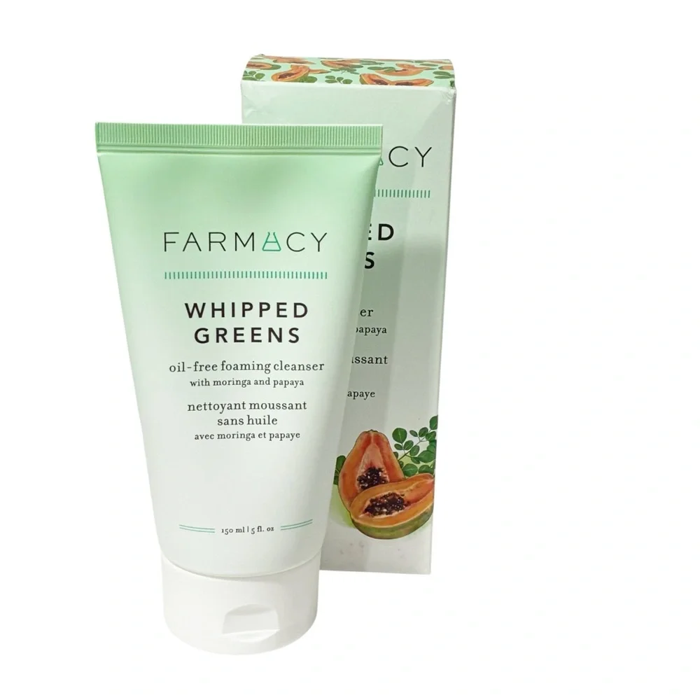 Farmacy Whipped Greens Face Wash Oil Free Foaming Facial Cleanser 5 oz. NEW